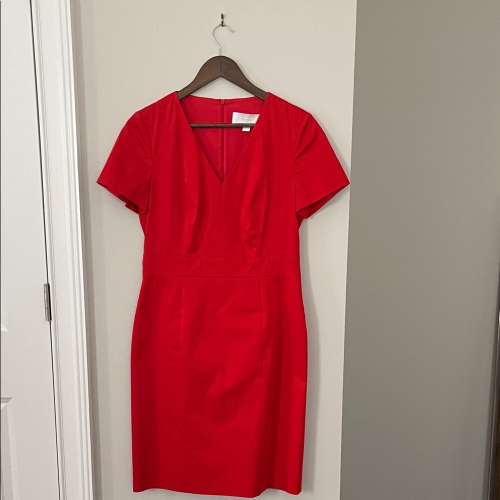 Boss Vibrant Red Mini Dress